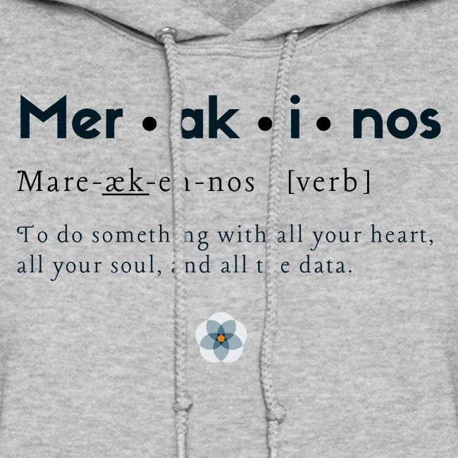 Merakinos definition with logo