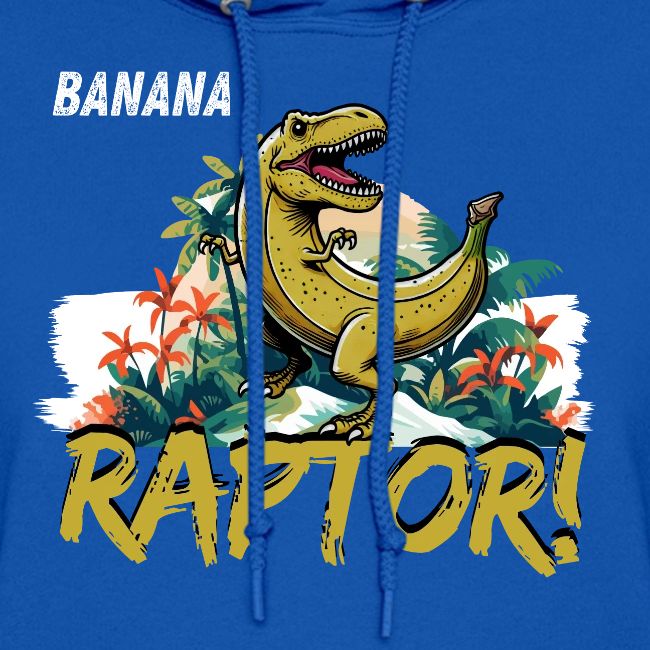 Funny Banana Raptor T-Rex Design