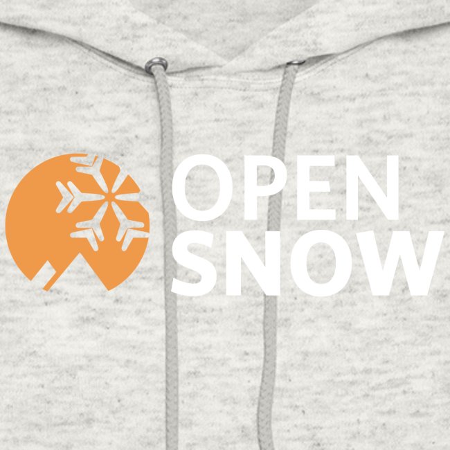 OpenSnow Logo Horizontal White