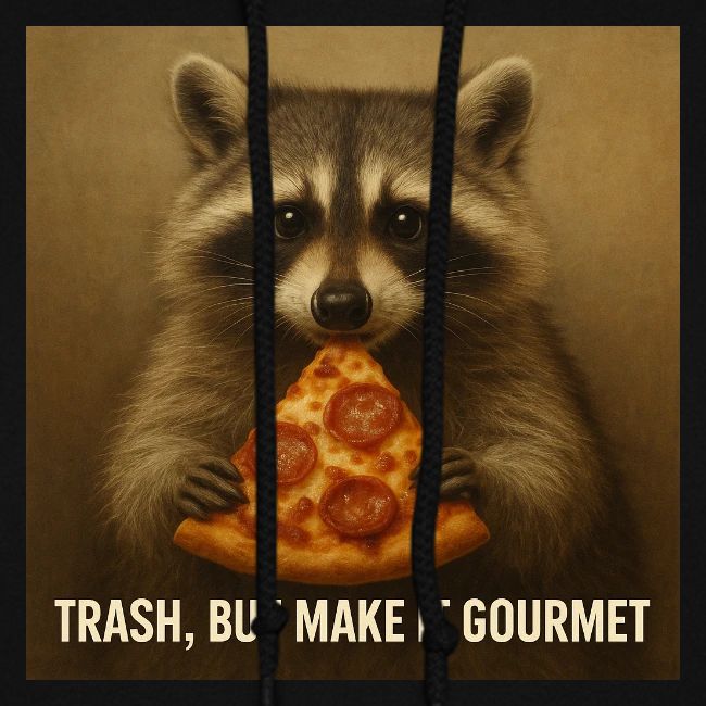 Gourmet Pizza Raccoon
