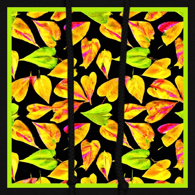 Neon Leaf Art Elegance