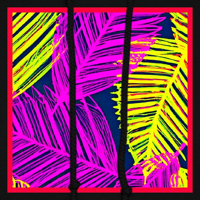 Neon Leaf Delight Chromatic Art