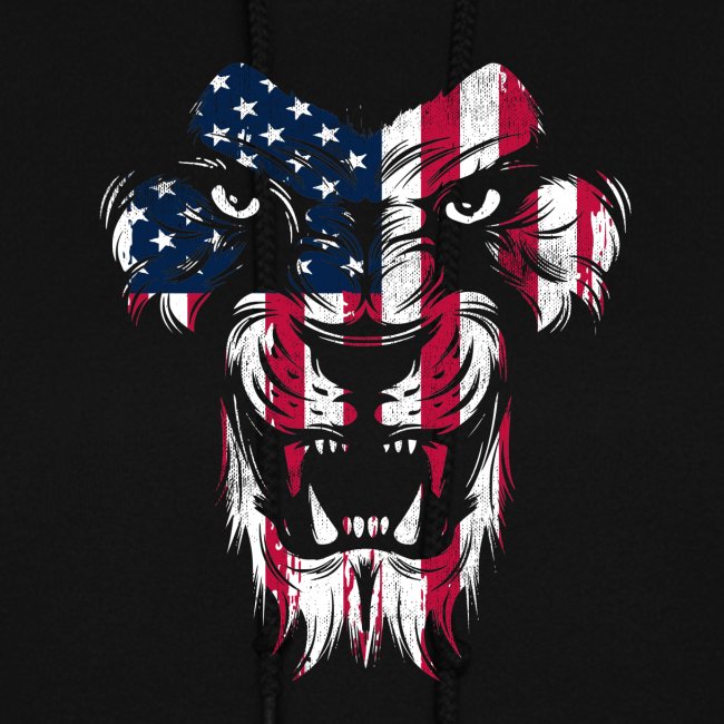 American Flag Lion