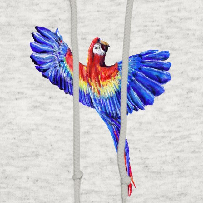 Scarlet macaw parrot