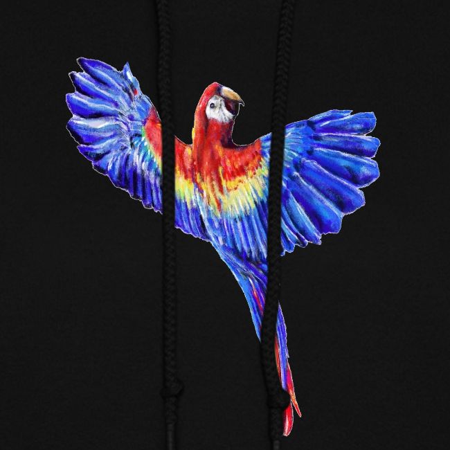 Scarlet macaw parrot