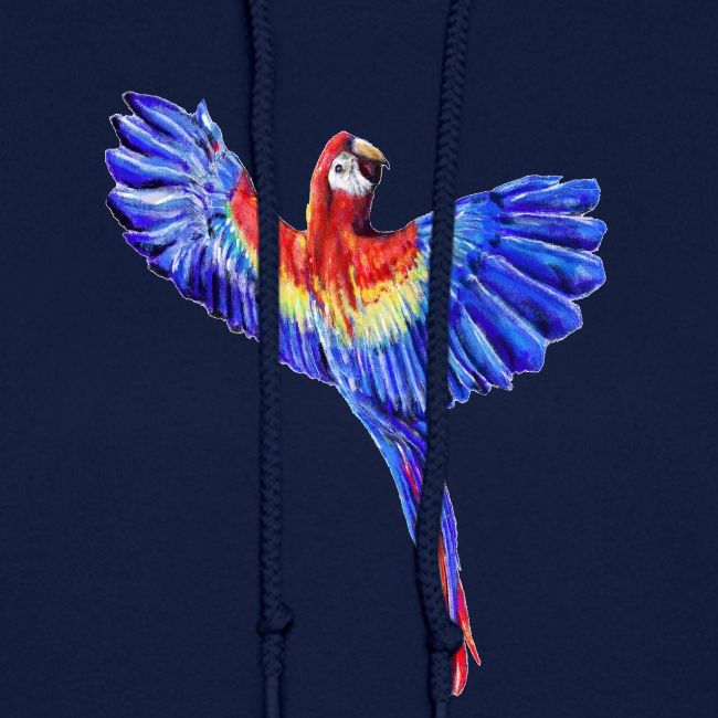 Scarlet macaw parrot