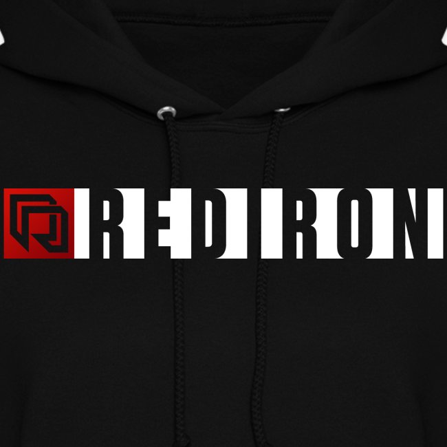 Red Iron Horizontal Dual Logo (White)