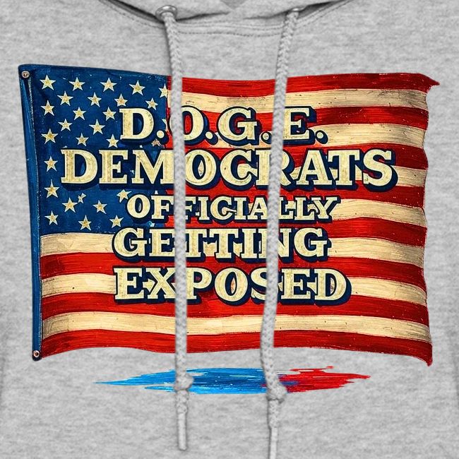 D.O.G.E. American Flag Retro