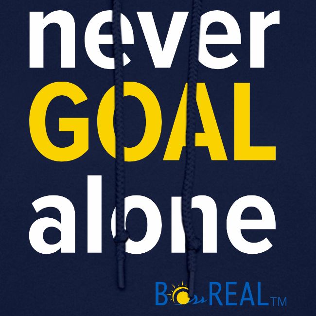 Never GOAL Alone - Black/Navy