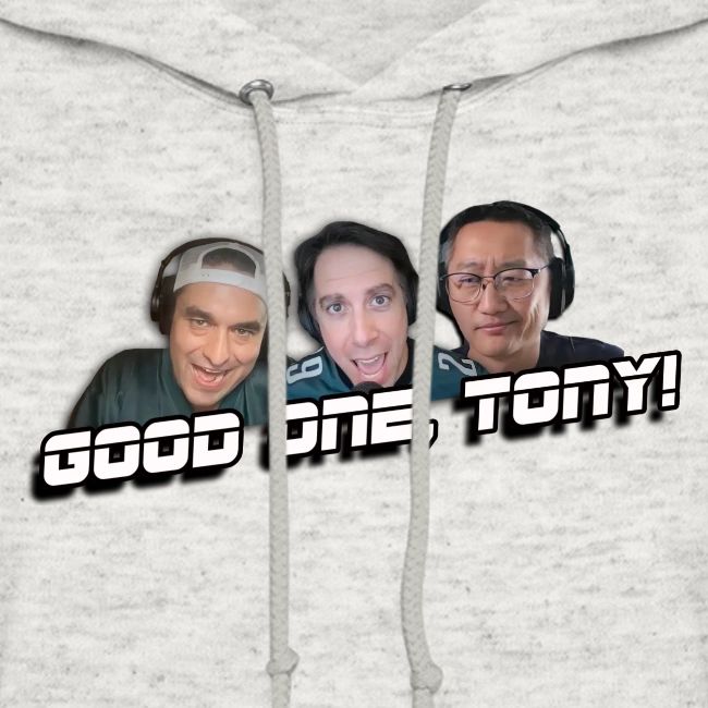 GOOD ONE, TONY! (with Fusco Show back)