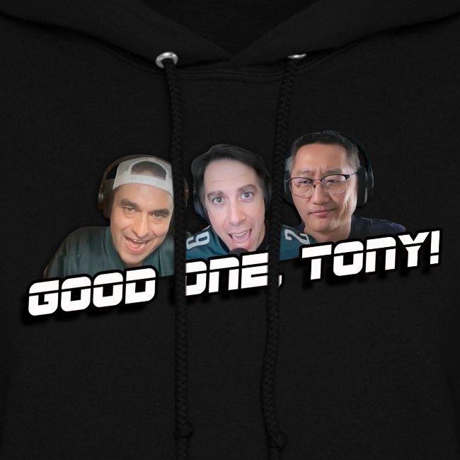 GOOD ONE, TONY! (with Fusco Show back)