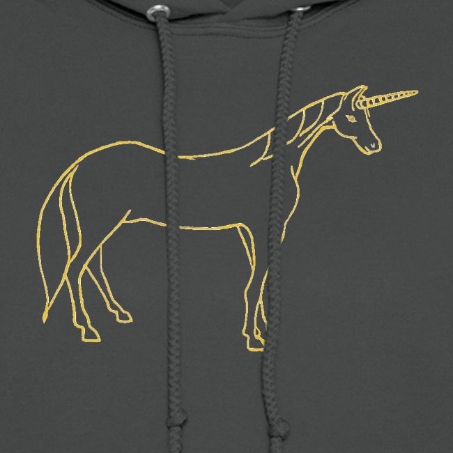 unicorn gold outline