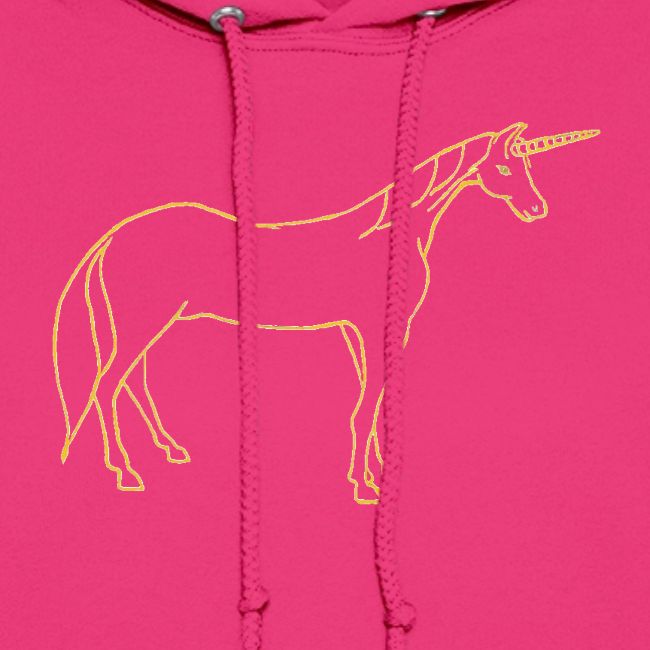 unicorn gold outline