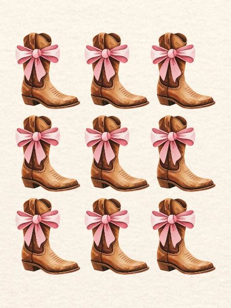 Cowgirl Boots and Pink Bows Rodeo