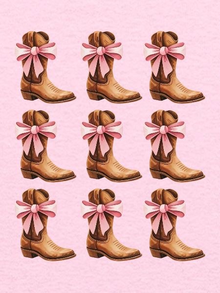 Cowgirl Boots and Pink Bows Rodeo
