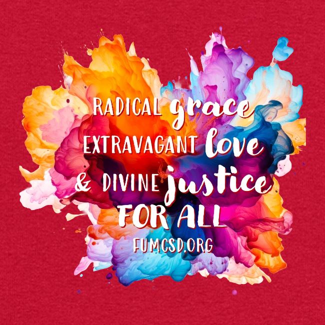 Grace Love Justice Color Splash
