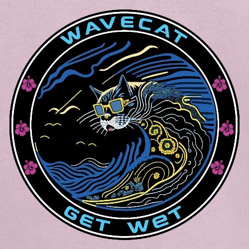 Wavecat Get Wet - Women's Premium Hoodie