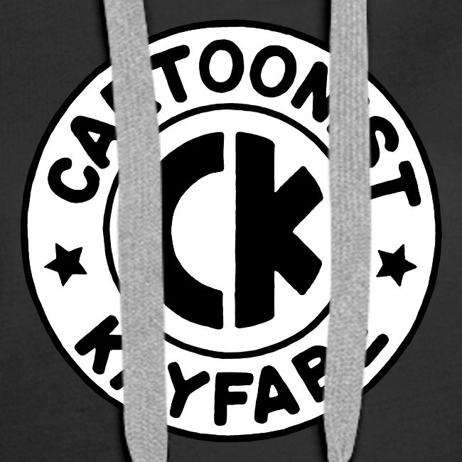 Cartoonist Kayfabe EC logo Black letters on White