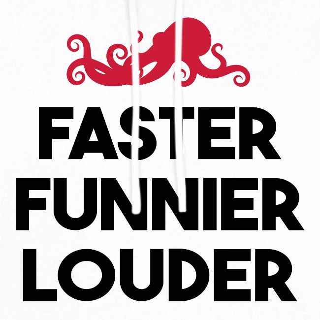 Red Octopus "Faster, Funnier, Louder"
