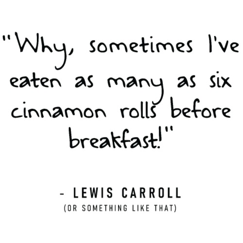Fake Quotes: Lewis Carroll - Women's Premium Hoodie