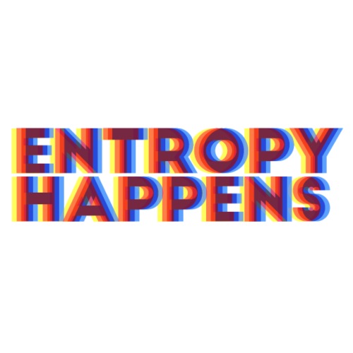 Entropy Happens - Color Blur Design - Women's Premium Hoodie