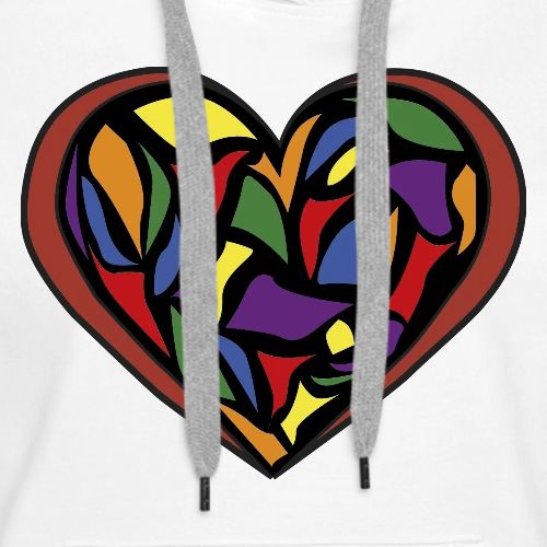 crystal heart 2 - Women's Premium Hoodie