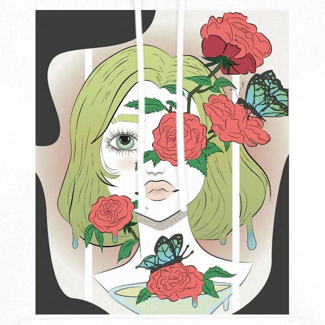 Girl with Rose Vine