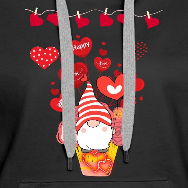 Design wrapped in love hearts, vibrating in love.