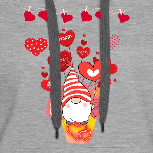 Design wrapped in love hearts, vibrating in love.