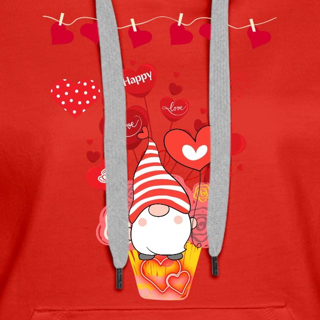 Design wrapped in love hearts, vibrating in love.