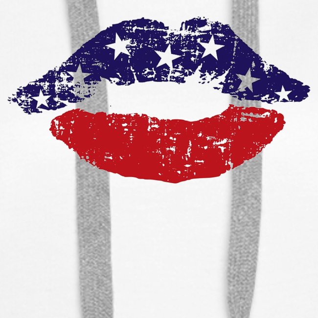 4th of July Independence Day Flag Lips
