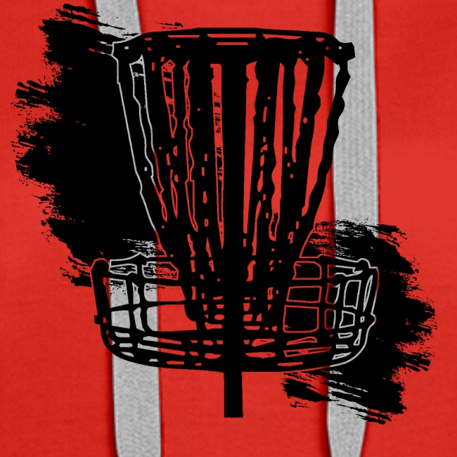 Disc Golf Basket Paint Black Print
