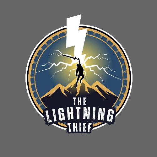 Lightning Thief Design - White text - Women's Premium Hoodie