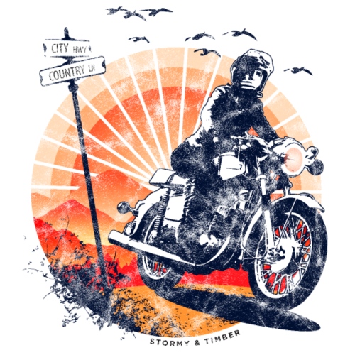 City or Country Motorbike Ride - Women's Premium Hoodie