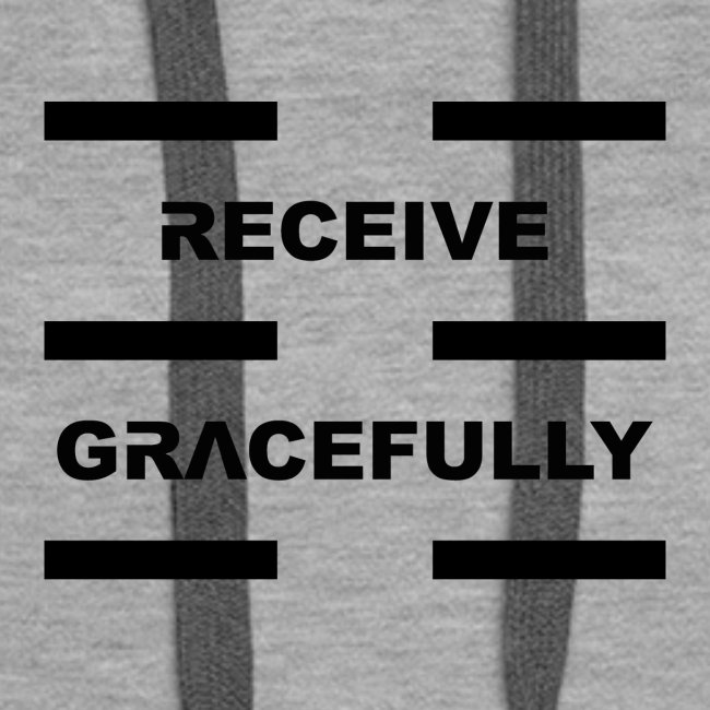 Receive Gracefully Black Letters