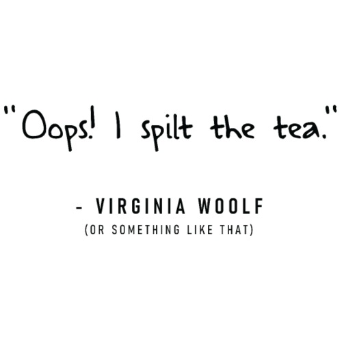 Fake Quotes: Virginia Woolf - Women's Premium Hoodie