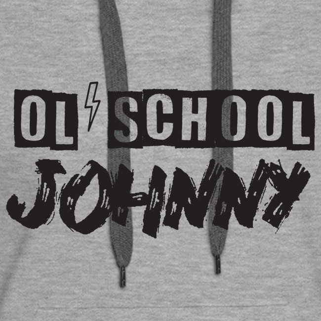 Ol' School Johnny Logo - Black Text