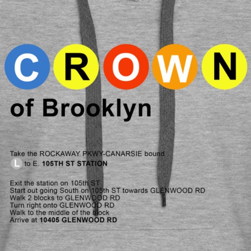 CROWN of Brooklyn Train image2 - Women's Premium Hoodie