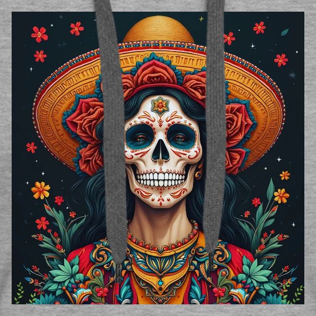 Charra Skull Art | Traditional Mexican Design