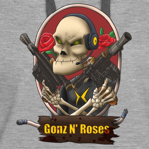 Gonz and Roses t shirt - Women's Premium Hoodie