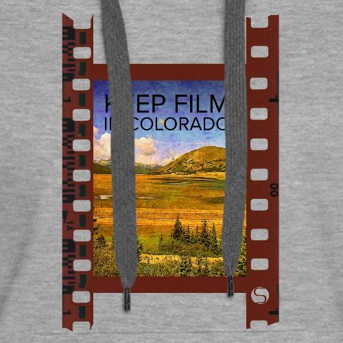 Keep Film in Colorado Filmstrip - Women's Premium Hoodie