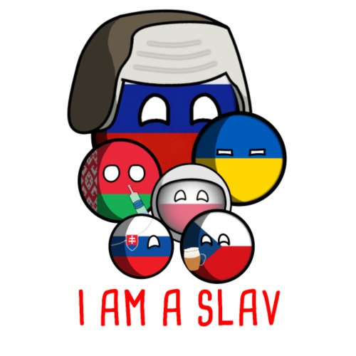 I am a Slav! Countryball - Women's Premium Hoodie