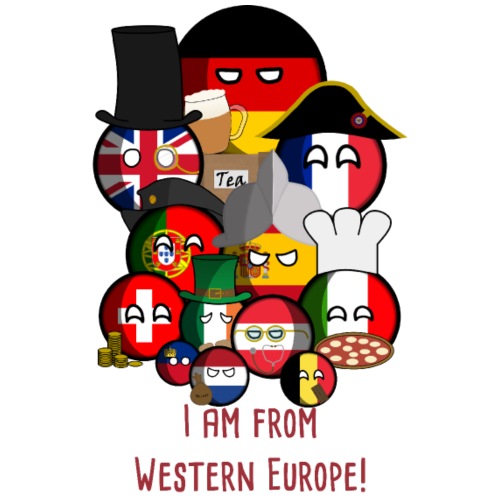 I am from Western Europe - Women's Premium Hoodie
