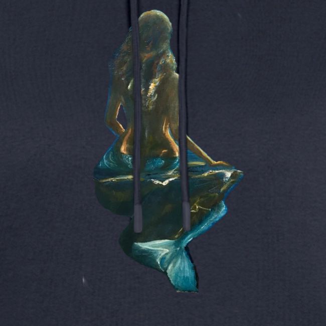 Midnight Mermaid on a rock