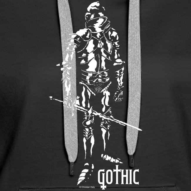 Gothic Knight Men's Standard Black T-shirt
