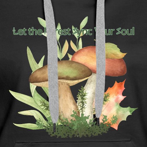 Unplug Series with Logo - Women's Premium Hoodie