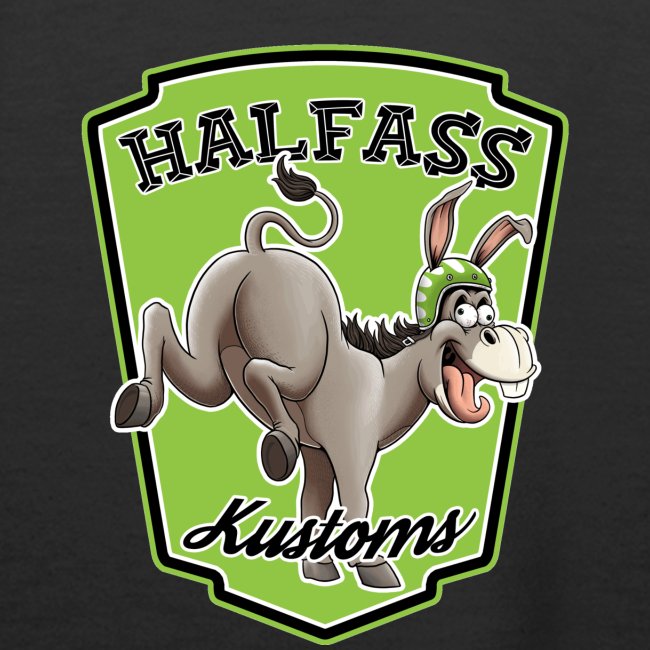 Halfass Kustoms & Small Front Logo