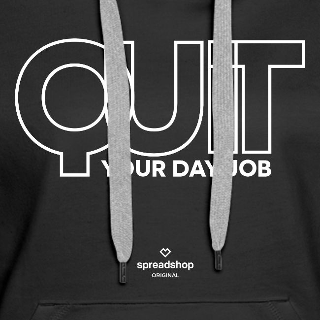 Quit in white