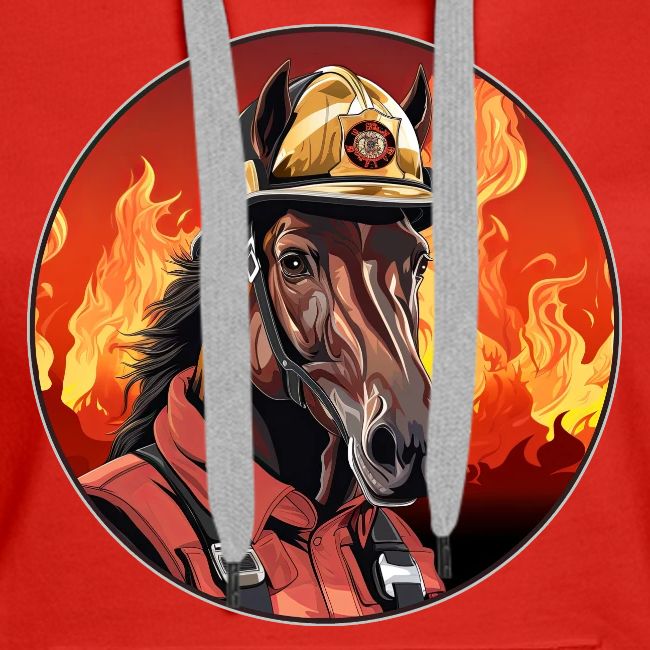 Horses Firefighter / fireman horse