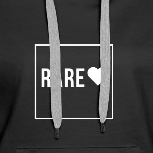 Rare Heart - Women's Premium Hoodie